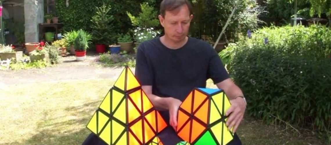 Tony with huge cubes